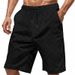 Men's Checkerboard Pattern Heavyweight Shorts - Loose Fit 5-Inch Summer Casual Shorts With Hip Hop Style_viptrois.com