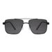 Men's Sunglasses Of High End Ins Metal Square Sunglasses For Women, Fashionable Large Frame, Slimming And Anti Ultraviolet Sunglasses_viptrois.com
