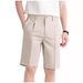Shorts Men's Trend Ins Loose Summer Suit Ice Silk Trousers Quick Drying Thin Shorts Men's Casual Shorts_viptrois.com