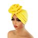 Muslim hat Solid color flower set headscarf hat fashion selling all match bao hat chemotherapy_viptrois.com