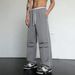 Men's Solid Color Long Pants Casual Drawstring Style Trendy Everyday Summer Versatile Bottoms Ready Stock_viptrois.com