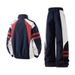 Inspired Autumn Jacket & Pants Set For Teens - Trendy Streetwear Outfit For High School & College Students (M-3XL, Navy/Black/White)_viptrois.com