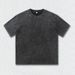 230G Heavy-weight Pure Cotton Short-sleeve T-shirt For Men, Drop-shoulder, Youth Summer Loose Fit, Large Size, Trendy,_viptrois.com