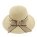 New straw woven large brim versatile in spring and summer, basin round top beach hat, women's sun hat_viptrois.com