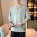 Men' Popular Hort-leeve T-hirt With Emboed Letter Print, Ummer Breathable, Veratile Trendy Top For Young_viptrois.com