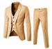 Men's Clothing men's three piece suits men's suits style slim casual groom best man wedding dress_viptrois.com