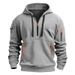 Cross-Border Foreign Trade Spring And Autumn Sweatshirt Hoodie Zipper Multi-Pocket Pullover Men's Sports Casual Jacket_viptrois.com