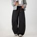 Men's Clothing Retro Pleated Structure Machete Overalls Men's Autumn New Silhouette Trendy Casual Pants Loose Straight Long Pants_viptrois.com
