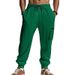 Men's Autumn Winter Training Sports Multi-Pocket Zipper Cargo Stretch Slim Fit Trendy Casual Sweatpants_viptrois.com