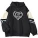 Spring And Autumn New Color Block High-End HTH Hotter Than Hell Cool Internet Celebrity Long Sleeve Sweatshirt_viptrois.com