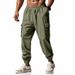 Men's Clothing Men's Casual Pants Spring And Autumn Style Wide Tube Outdoor Sports Workwear Cuff Pants Men_viptrois.com