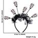New headband with pumpkin, spider hair, headband, Halloween party atmosphere, radial headpiece decoration_viptrois.com