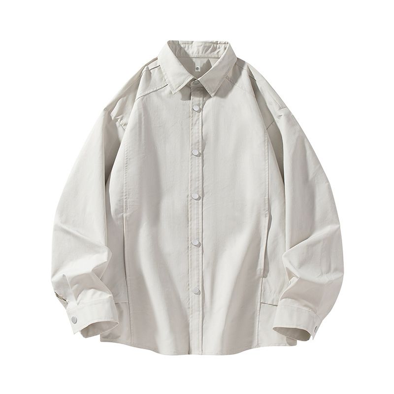 New Office Casual Long Sleeved Shirt For 2025~ 57F_viptrois.com