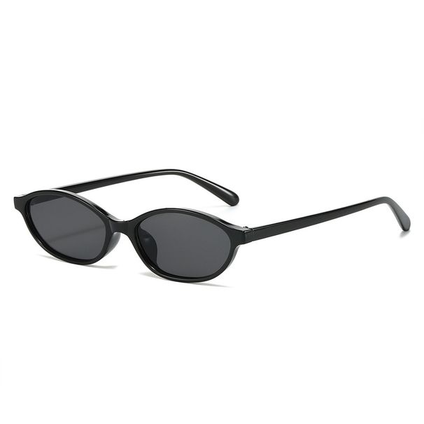 Fashion Oval Small Frame Versatile Personality Sun Protection Sunglasses New Trendy Sunshade Glasses_viptrois.com