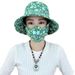 New Style Mask Integrated Face Full Tea Picking Hat Summer Sun Wind Neck Protection Outdoor Trend_viptrois.com