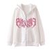 Loom 2022 European And American Dark Skull Skeleton Trendy Brand Men's Large Size Fleece Lined Zipper Hoodie Sweatshirt_viptrois.com