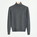 Unisex Style High Neck Sweater – Soft & Breathable Polyester Knit, Slim Fit Ribbed Hem, All-Season Essential_viptrois.com
