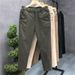 Men's Clothing Casual Pants Men's Trendy Straight Pants Slim Pants_viptrois.com