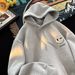 "Unisex Smiley Fleece Hoodie – Winter Pullover With Zip-Up & 3D Pockets (M-5XL, 8 Colors)"_viptrois.com