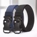 Men's Belt Automatic Buckle Belt Quick Drying Breathable No Punching Canvas Braided Belt_viptrois.com