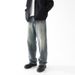 Men's Clothin Washed Retro Straight Leg Jeans Autumn High Street Loose Trousers Wide Leg Vintage Washed Denim Pants For Cleanfit Style_viptrois.com