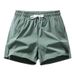 Men's sports shorts new summer thin ice silk quick-drying running three-point fitness trend breathable loose hot pants_viptrois.com