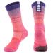 High-Cut Basketball Socks With Anti-Slip Cushioning & Breathable Gradient Design - Moisture-Wicking Performance Socks For Men & Women_viptrois.com