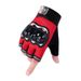 Men's motorcycle half finger motorcycle plus velvet autumn and winter non slip touch screen bicycle riding outdoor fitness gloves_viptrois.com