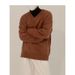 Autumn And Winter V-neck Sweater, Slim Fit Long Sleeved Knitted Sweater, Warm Base Sweater, Knitted Sweater_viptrois.com