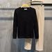 Monochrome Man- Round Neck Long Sleeve Knitted Men Spring Autumn Simple Versatile Suit Inner Wear Business Sweater Export Cross-Border_viptrois.com