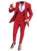 Men's Three-piece Casual Business Suit For Men With Flat Lapel Collar_viptrois.com