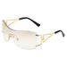 Y2K Retro Sunglasses - Frameless Slim Design With Full UV Protection For Street Style_viptrois.com