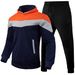 Men's Autumn Winter Hoodie & Sweatpants Set - Lightweight Cotton-Polyester Sportswear For Casual & Streetwear_viptrois.com