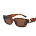 Small Square Sunglasses Trendy Hipster UV400 Shades For Women Lightweight Retro Fashion Glasses With Thin Metal Frame_viptrois.com