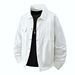 Men's Clothing Spring And Autumn New Denim Jacket For Men Trendy Simple Handsome Top Solid Color Slim Lapel Japanese Style Fresh Jacket For Men_viptrois.com