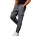 Men's Velvet Cargo Overalls – Multi-Pocket Outdoor Trousers With Wide Leg Cuffs, Comfortable & Stylish For Autumn/Winter_viptrois.com