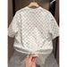 Men's Clothing Full Print Short Sleeved Heavy T Shirt Trendy All Match Round Neck Top Handsome Bottoming Shirt_viptrois.com