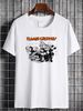 Flamin Groovies T-Shirt Supersnazz Flamingo Shake Some Action Still Shakin Graphic Stretched Stylish Soft Unisex Streetwear Homme Designer Clothes_viptrois.com