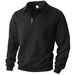 Cross-Border European And American Jacquard Autumn Winter Turn-Down Collar Pullover Half-Zip Sweatshirt Casual_viptrois.com