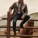 Men's Autumn And Winter Fur And Leather One Piece Two Tone Leather Two Tone Fur Single Breasted Lapel Mid Length Men's Coat_viptrois.com