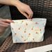 New Minimalist Corduroy Makeup Bag Portable Skincare Product Wash Bag Large Capacity Makeup Bag Suitable for Business Trips and Travel_viptrois.com