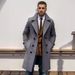 Men's Clothing Autumn And Winter High Quality Thickened Medium And Long Double Breasted Woolen Slim Fit Coat_viptrois.com