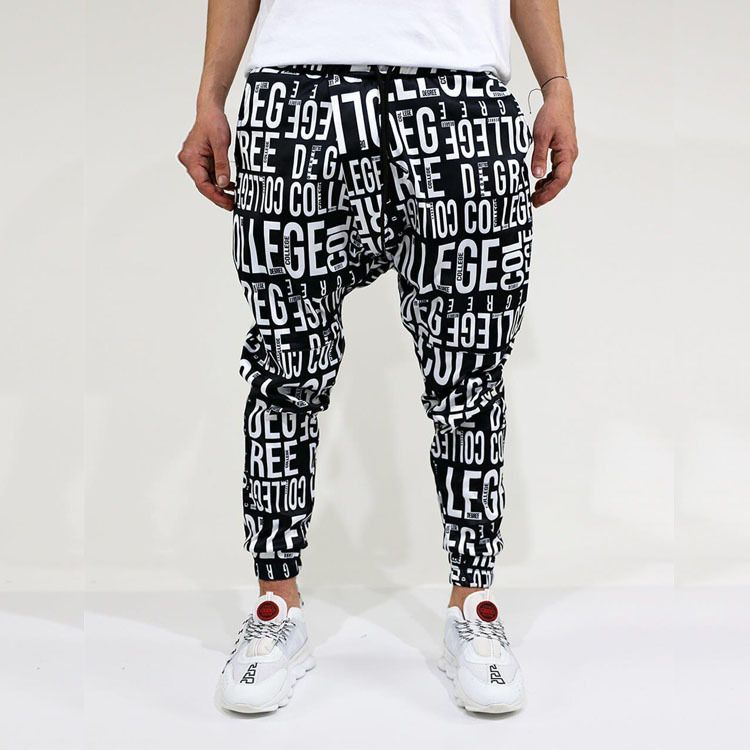 Men's Clothing Men's Summer Stretch Casual Jogger Pants Style Hip Hop Loose Baggy High Elasticity Quick Drying_viptrois.com