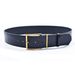 INS retro black wide belt with coat suit jacket autumn and winter simple wide belt square buckle pin buckle waist seal_viptrois.com