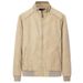 Men's Washed Cotton Retro Jacket – Slim Fit Stand Collar Coat | Blue/Khaki/Espresso/Army Green/Black Gray | L-6XL | Vintage Casual & Streetwear_viptrois.com