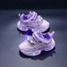 Luminous 2025 New Luminous Light Princess Shoes Casual Outdoor Girls Sports Shoes Pearl Chain_viptrois.com