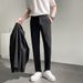 Men's Autumn Dress Trousers Straight Leg Loose Fit Flowing British Professional Slim Business Style_viptrois.com