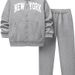 XHOA M3N Sweatshirt And Sweatpants New Children's Casual Sports CRTZ Zipper Cardigan Set_viptrois.com