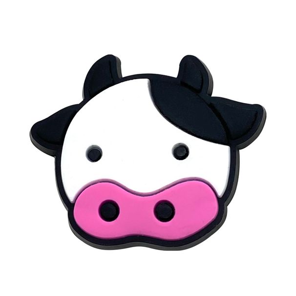 Cow Style Shoe Flower Shoe Buckle PVC Soft Rubber Shoe Accessories Accessories Sandals Decorative Buckle_viptrois.com