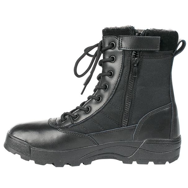 Combat Boots Outdoor Amu Autumn And Winter Piled Thickened High-top Combat Boots Warm Winter Boots Tactical Boots_viptrois.com
